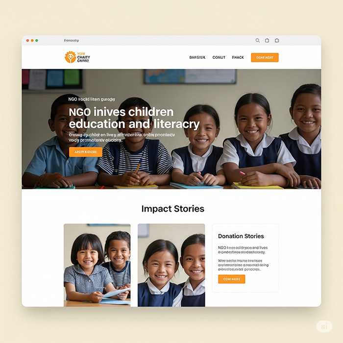 NGO / Charity Website